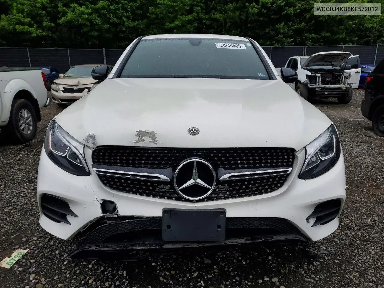 2019 Mercedes-Benz Glc Coupe 300 4Matic VIN: WDC0J4KB8KF572012 Lot: 53046406