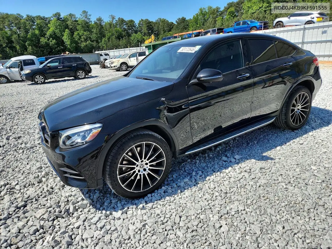 2019 Mercedes-Benz Glc Coupe 300 4Matic VIN: WDC0J4KB9KF591555 Lot: 53172646