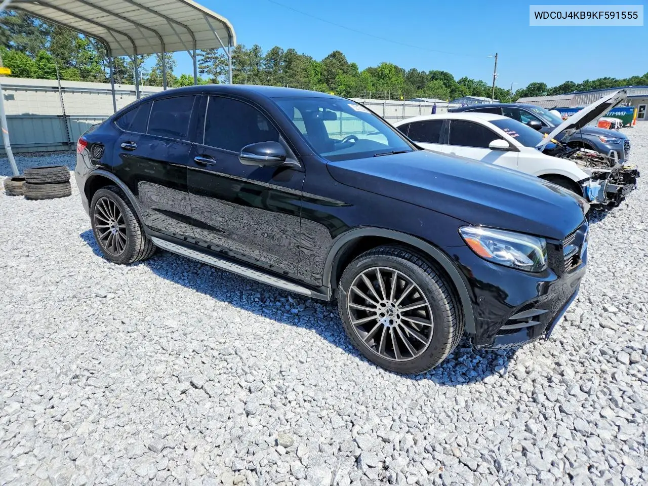 2019 Mercedes-Benz Glc Coupe 300 4Matic VIN: WDC0J4KB9KF591555 Lot: 53172646