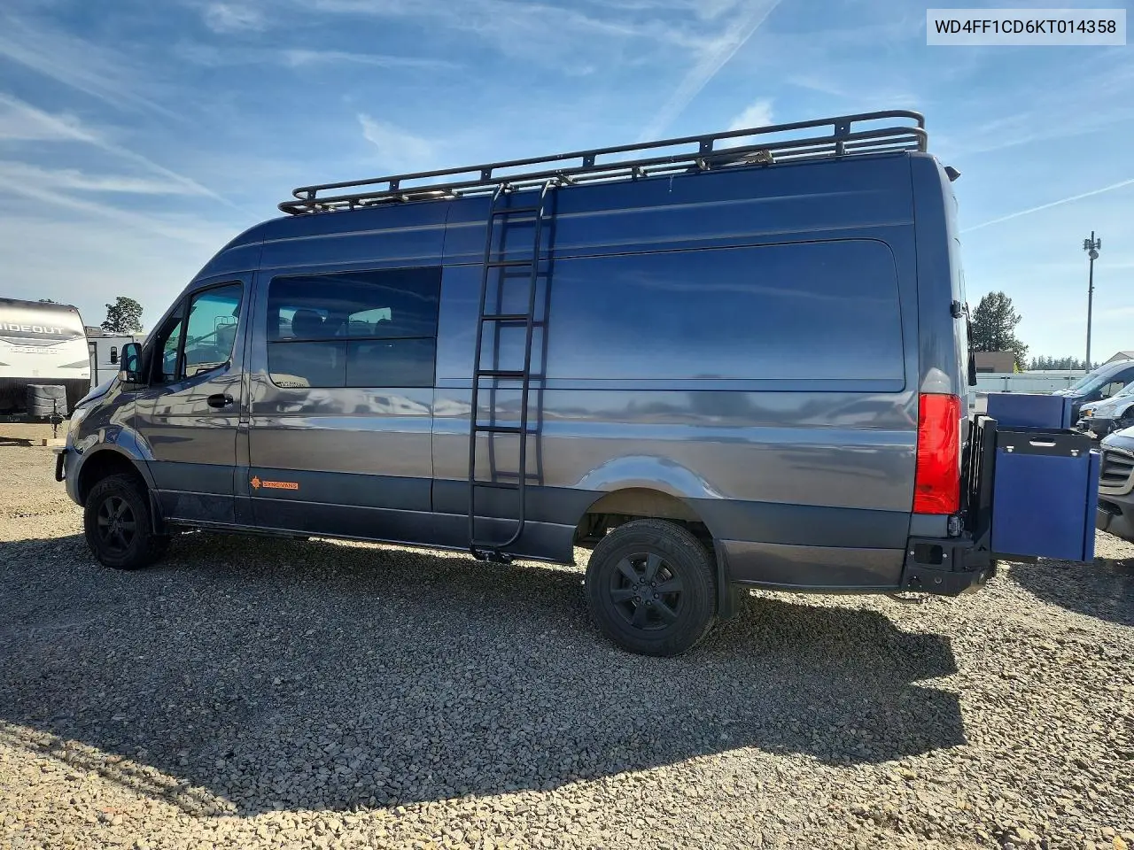 2019 Mercedes Benz Sprinter 2500 VIN: WD4FF1CD6KT014358 Lot: 54294526