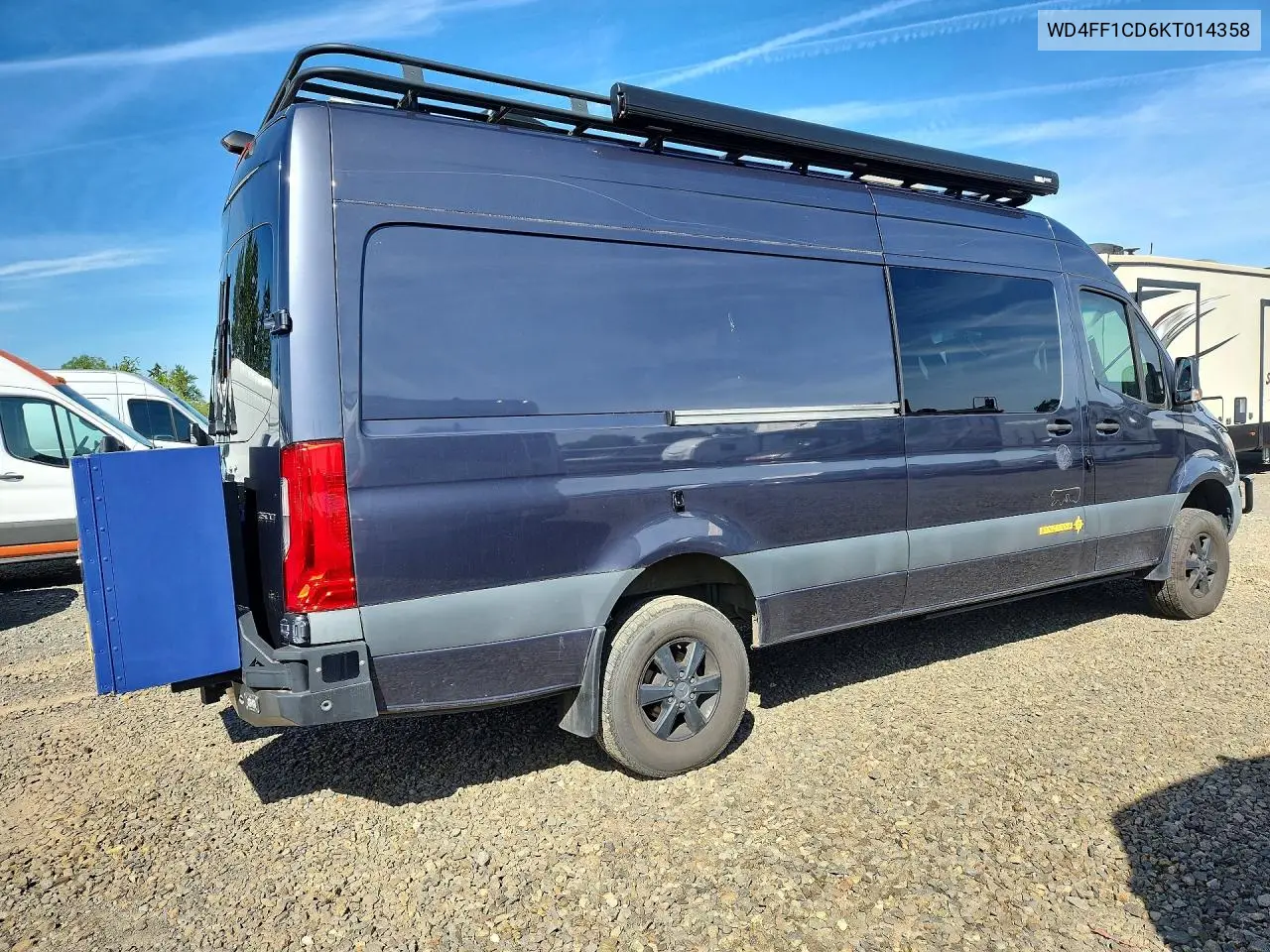 2019 Mercedes Benz Sprinter 2500 VIN: WD4FF1CD6KT014358 Lot: 54294526