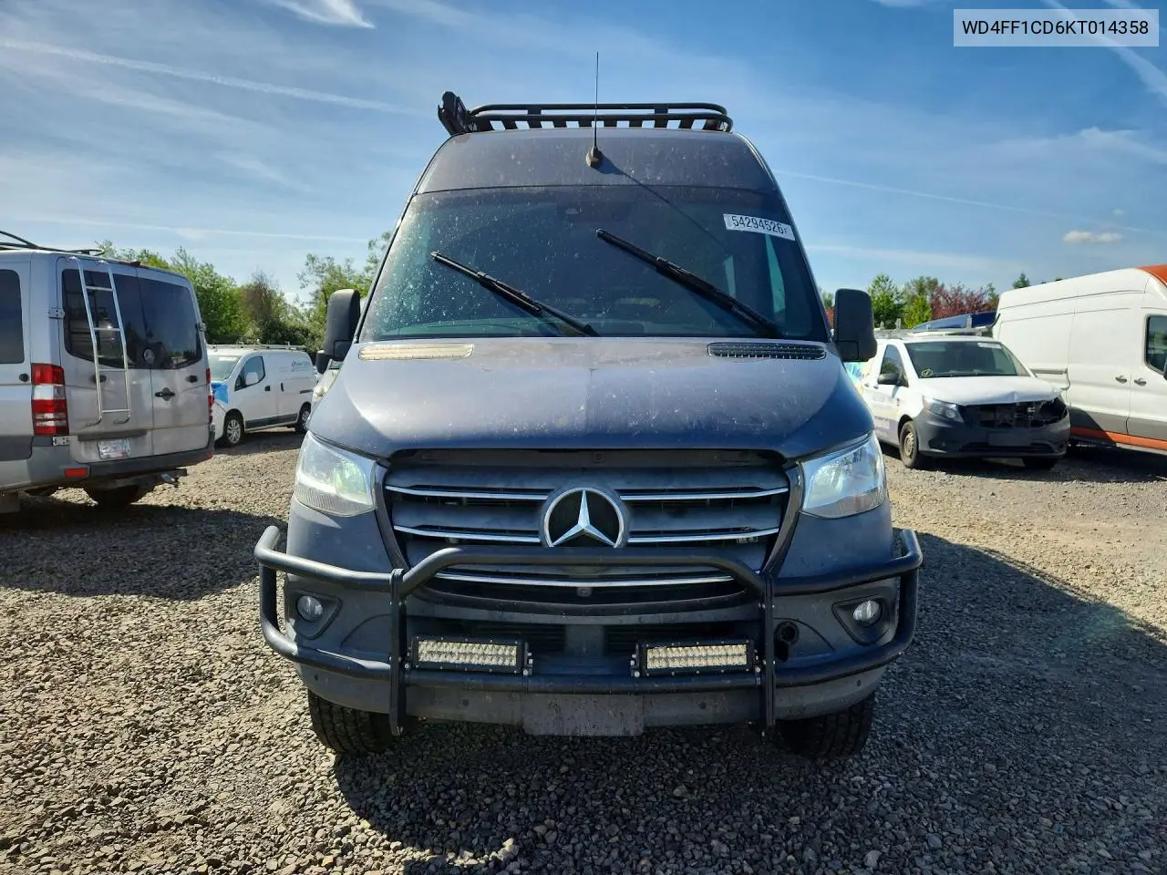 2019 Mercedes Benz Sprinter 2500 VIN: WD4FF1CD6KT014358 Lot: 54294526