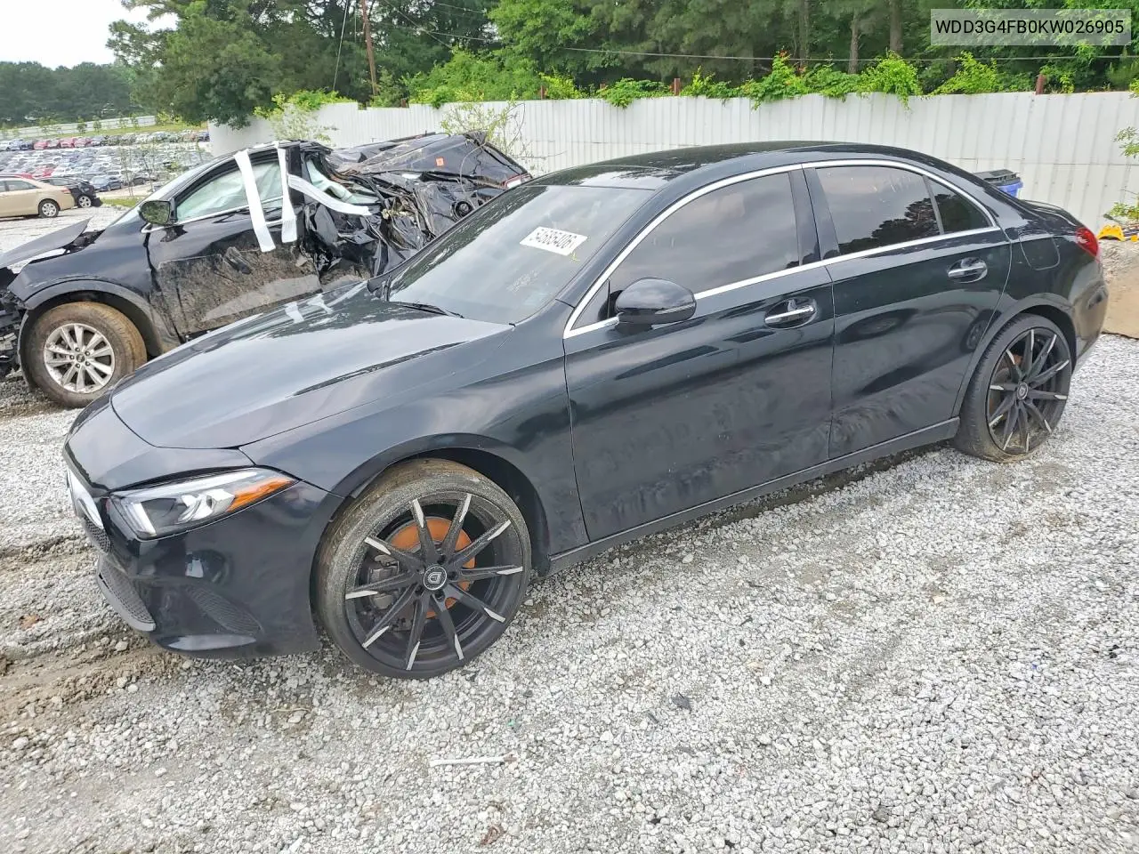 2019 Mercedes-Benz A 220 4Matic VIN: WDD3G4FB0KW026905 Lot: 54585406