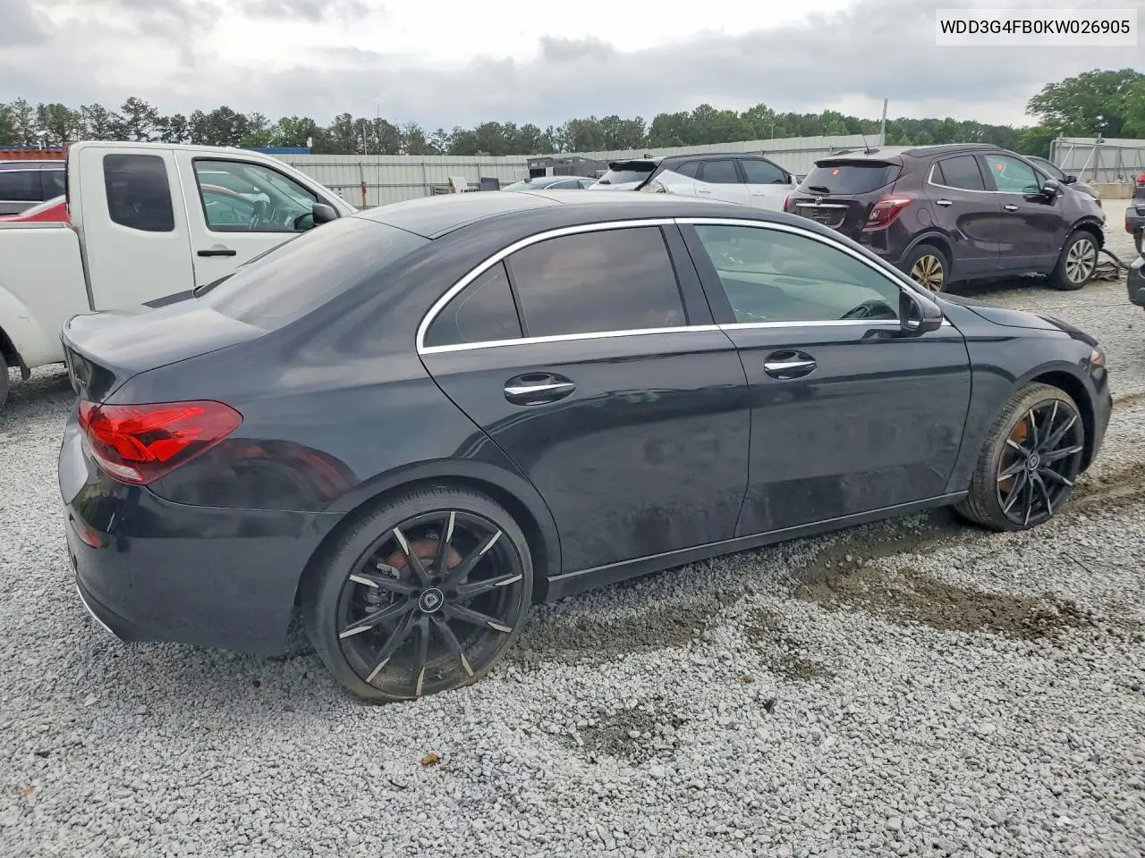 2019 Mercedes-Benz A 220 4Matic VIN: WDD3G4FB0KW026905 Lot: 54585406