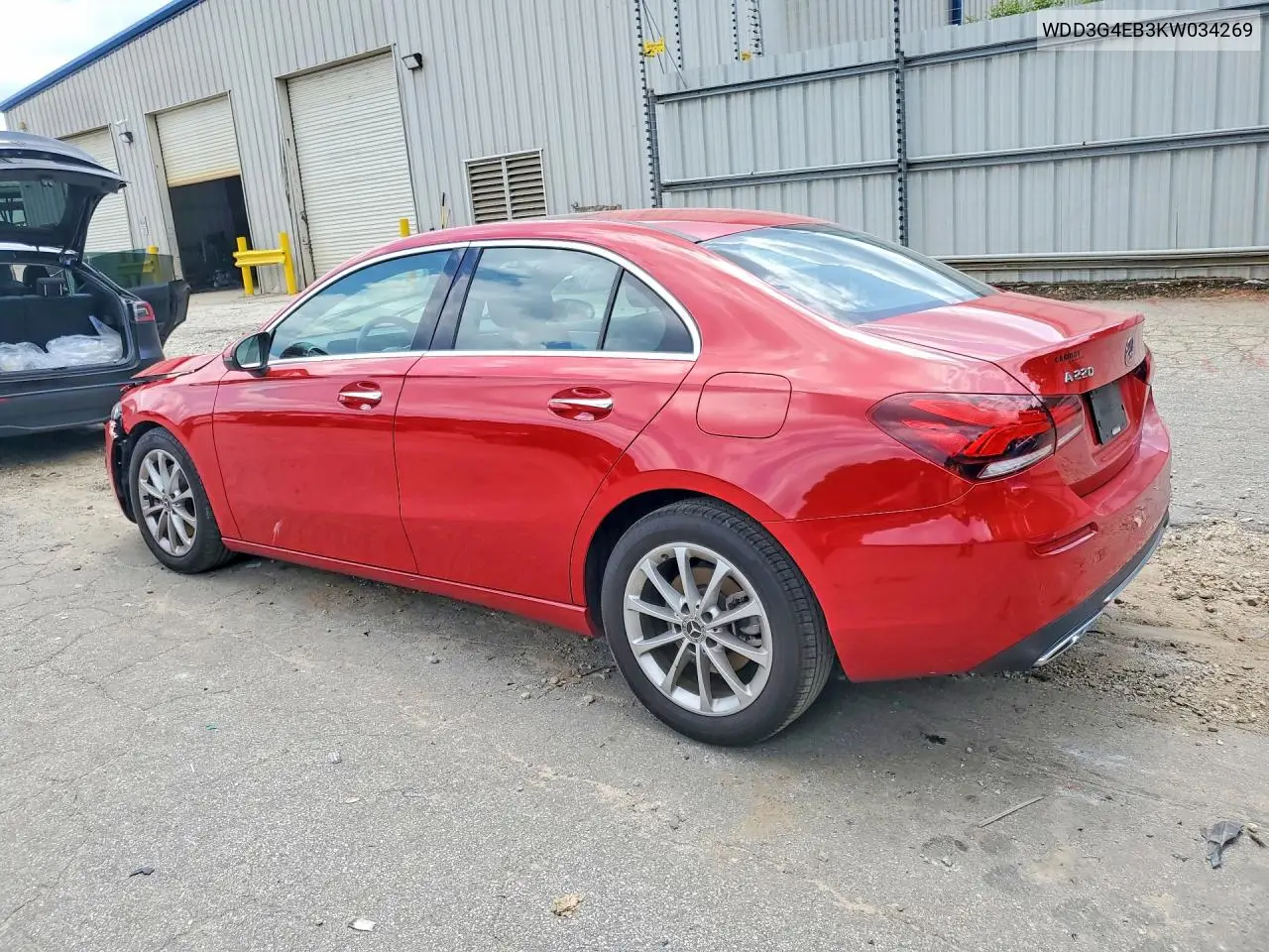 2019 Mercedes-Benz A 220 VIN: WDD3G4EB3KW034269 Lot: 54769926