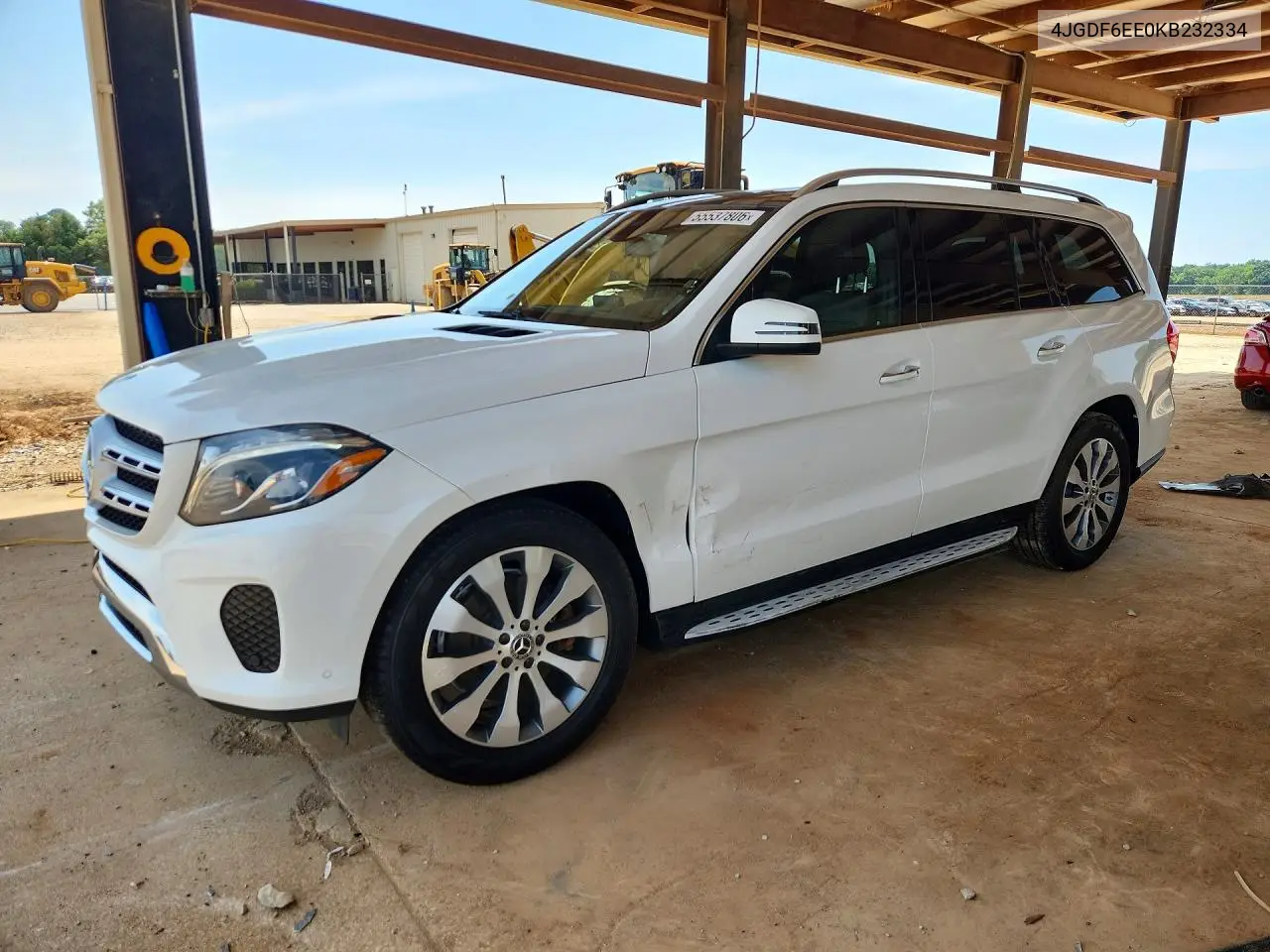 2019 Mercedes-Benz Gls 450 4Matic VIN: 4JGDF6EE0KB232334 Lot: 55537806