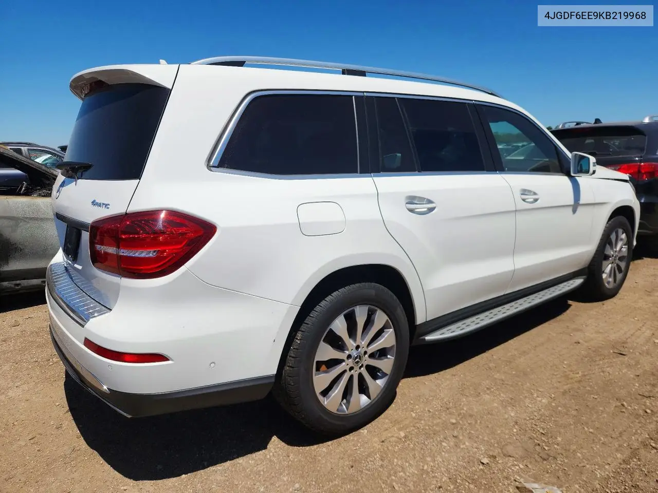 2019 Mercedes-Benz Gls 450 4Matic VIN: 4JGDF6EE9KB219968 Lot: 55631506