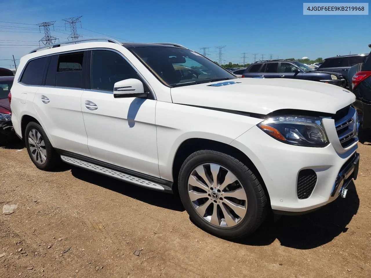 2019 Mercedes-Benz Gls 450 4Matic VIN: 4JGDF6EE9KB219968 Lot: 55631506