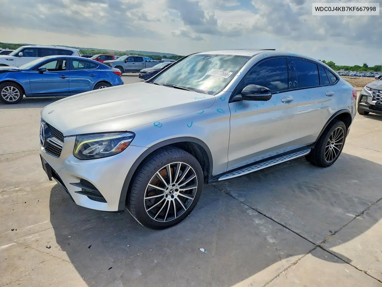 2019 Mercedes-Benz Glc Coupe 300 4Matic VIN: WDC0J4KB7KF667998 Lot: 55877566