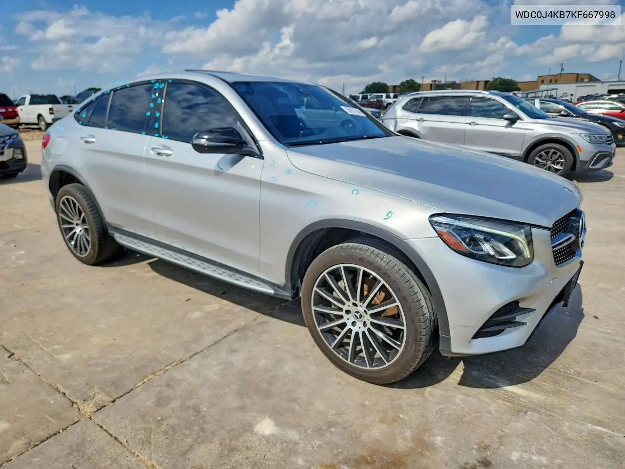 2019 Mercedes-Benz Glc Coupe 300 4Matic VIN: WDC0J4KB7KF667998 Lot: 55877566