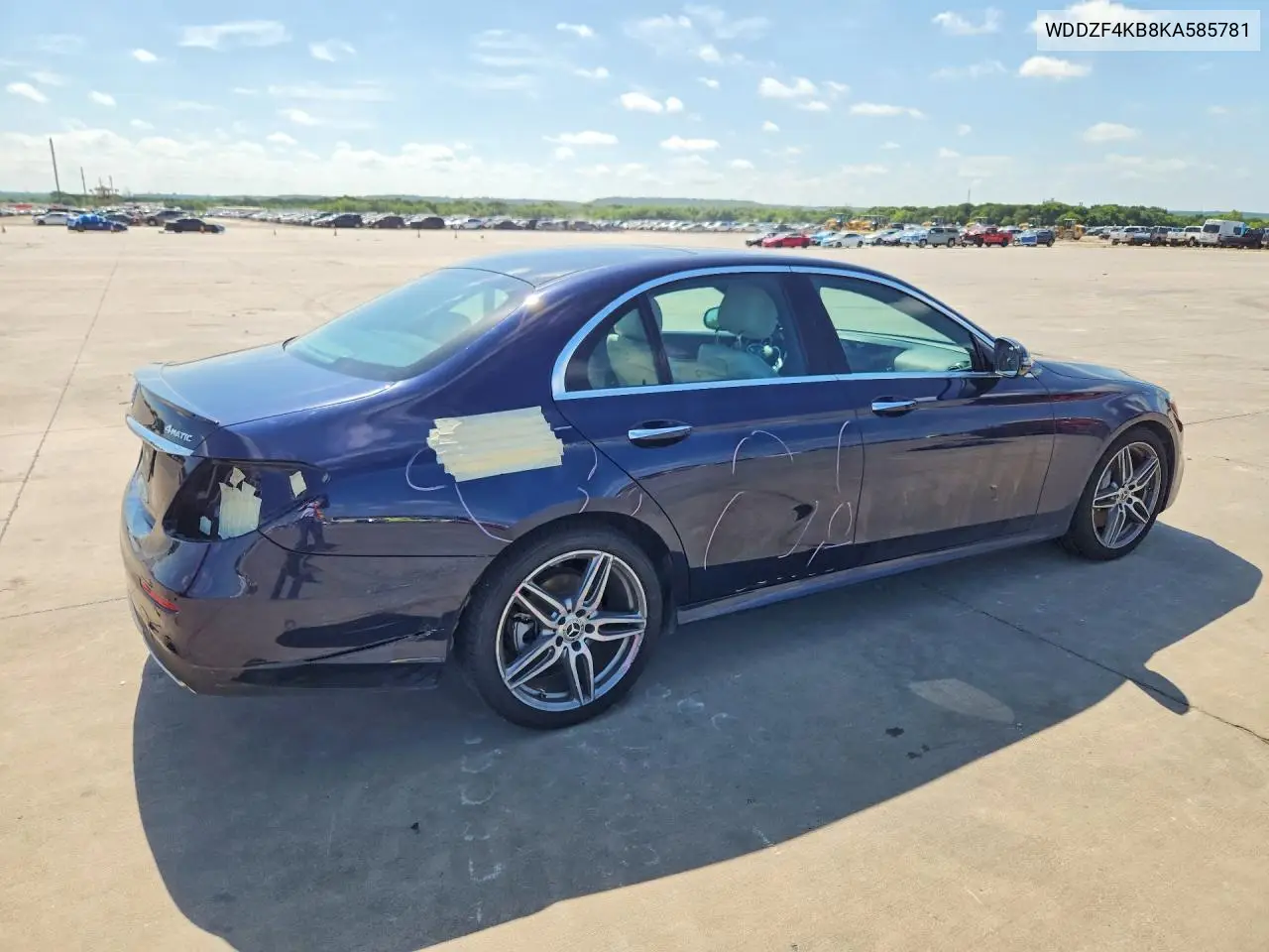 2019 Mercedes-Benz E 300 4Matic VIN: WDDZF4KB8KA585781 Lot: 56457906