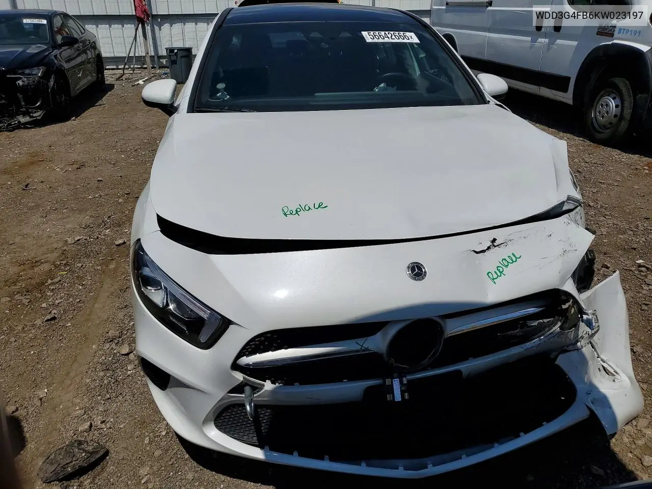 2019 Mercedes-Benz A 220 4Matic VIN: WDD3G4FB6KW023197 Lot: 56642666