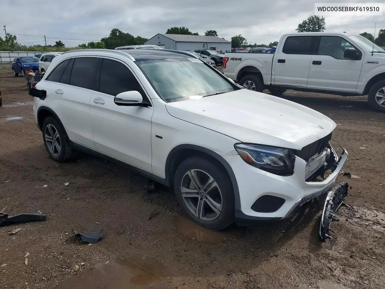 2019 Mercedes-Benz Glc 350E VIN: WDC0G5EB8KF619510 Lot: 56676636