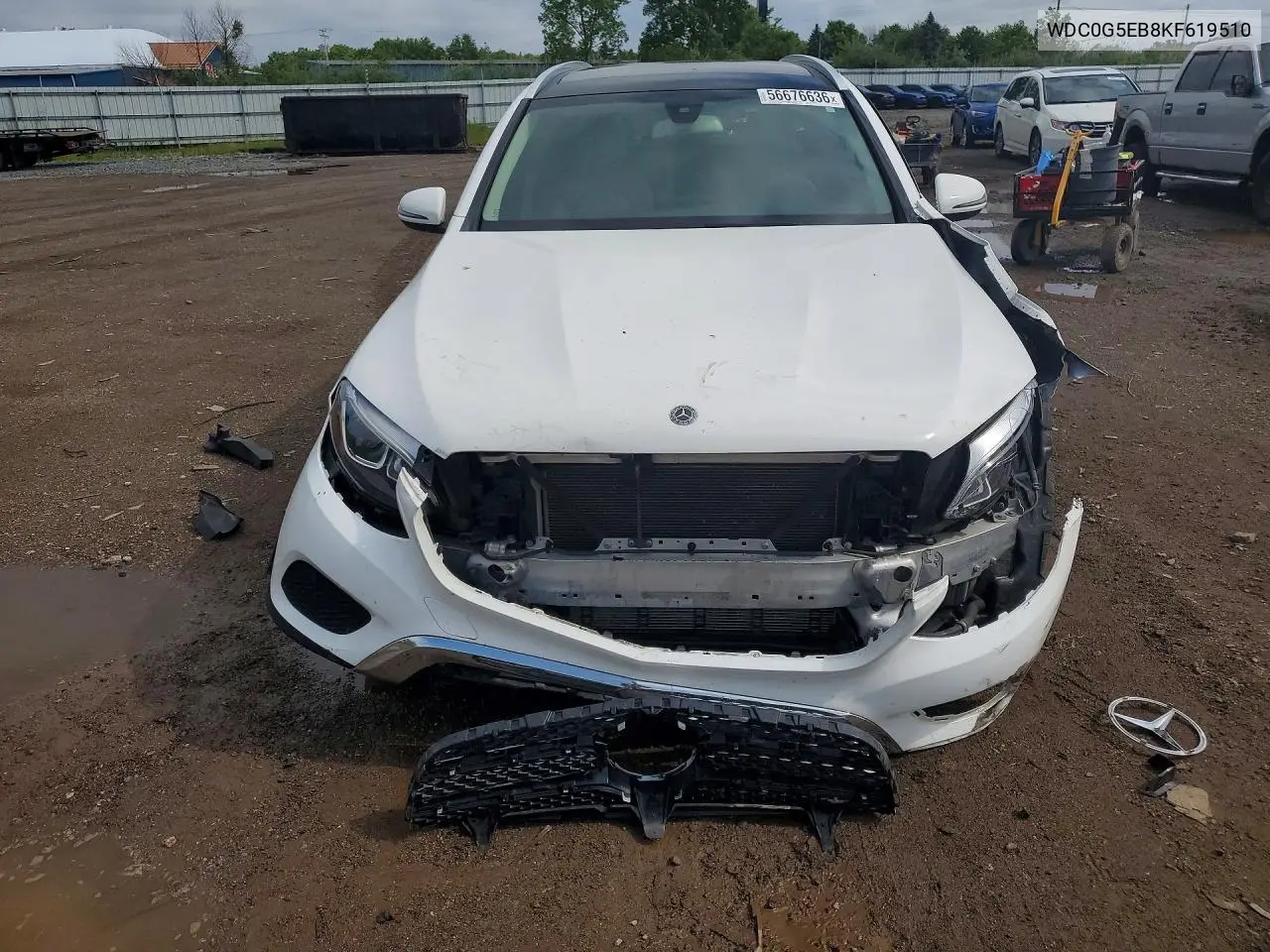 2019 Mercedes-Benz Glc 350E VIN: WDC0G5EB8KF619510 Lot: 56676636