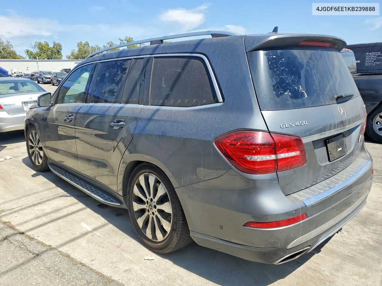 2019 Mercedes-Benz Gls 450 4Matic VIN: 4JGDF6EE1KB239888 Lot: 57183856