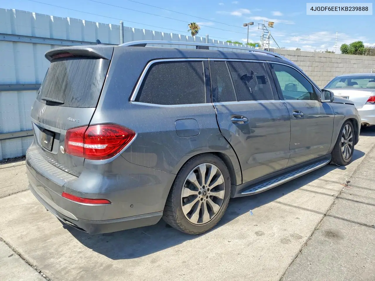 2019 Mercedes-Benz Gls 450 4Matic VIN: 4JGDF6EE1KB239888 Lot: 57183856