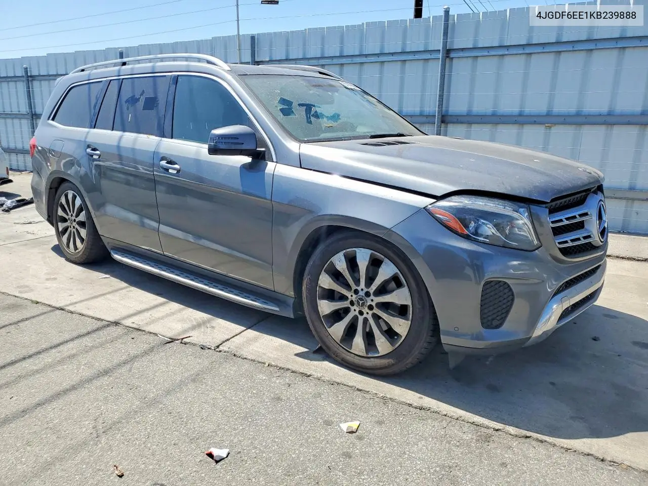 2019 Mercedes-Benz Gls 450 4Matic VIN: 4JGDF6EE1KB239888 Lot: 57183856