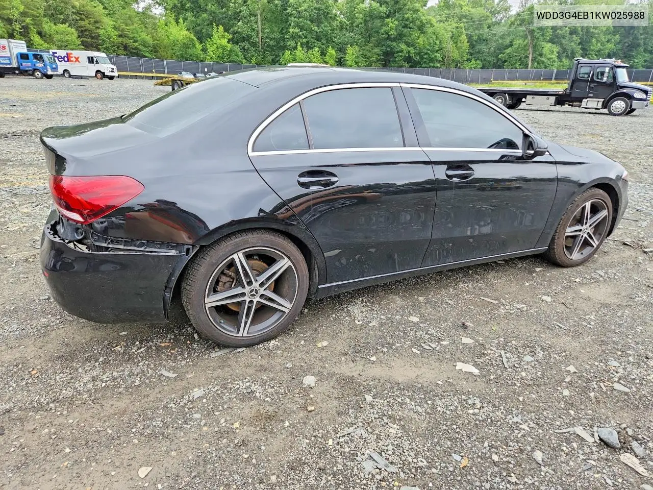 2019 Mercedes-Benz A 220 VIN: WDD3G4EB1KW025988 Lot: 57450326
