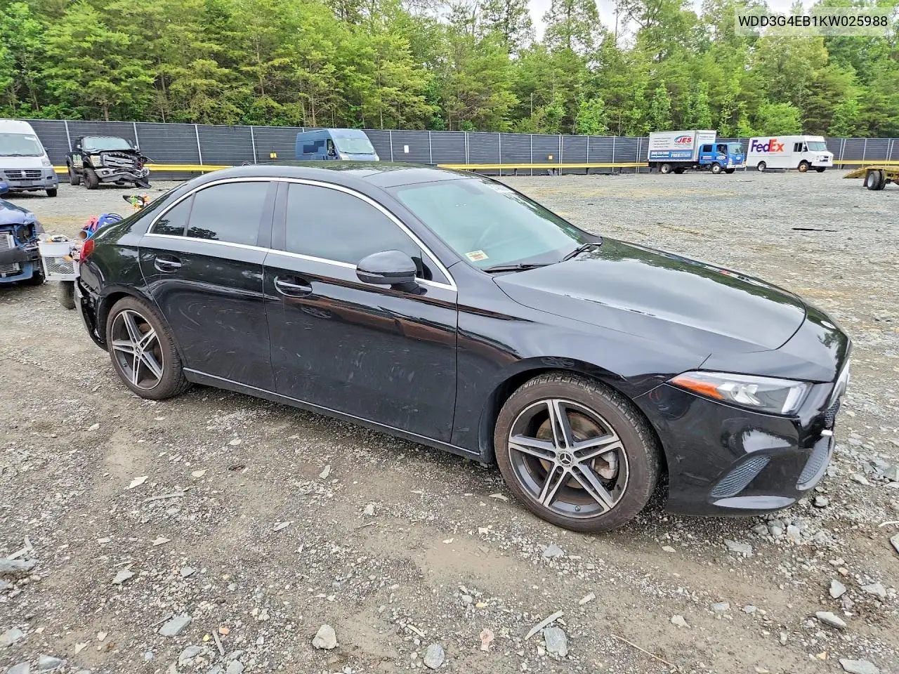 2019 Mercedes-Benz A 220 VIN: WDD3G4EB1KW025988 Lot: 57450326