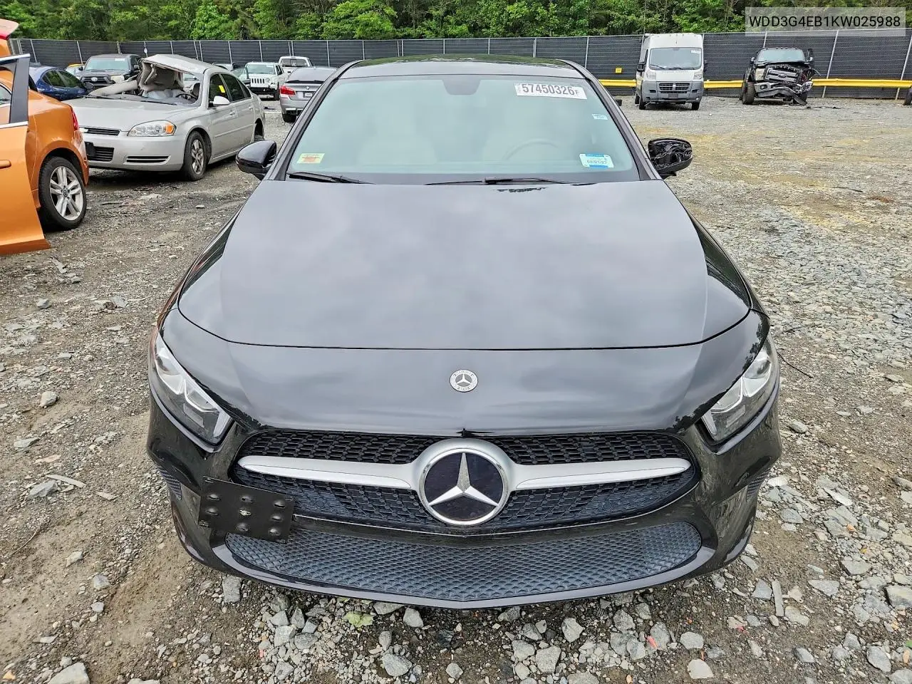 2019 Mercedes-Benz A 220 VIN: WDD3G4EB1KW025988 Lot: 57450326