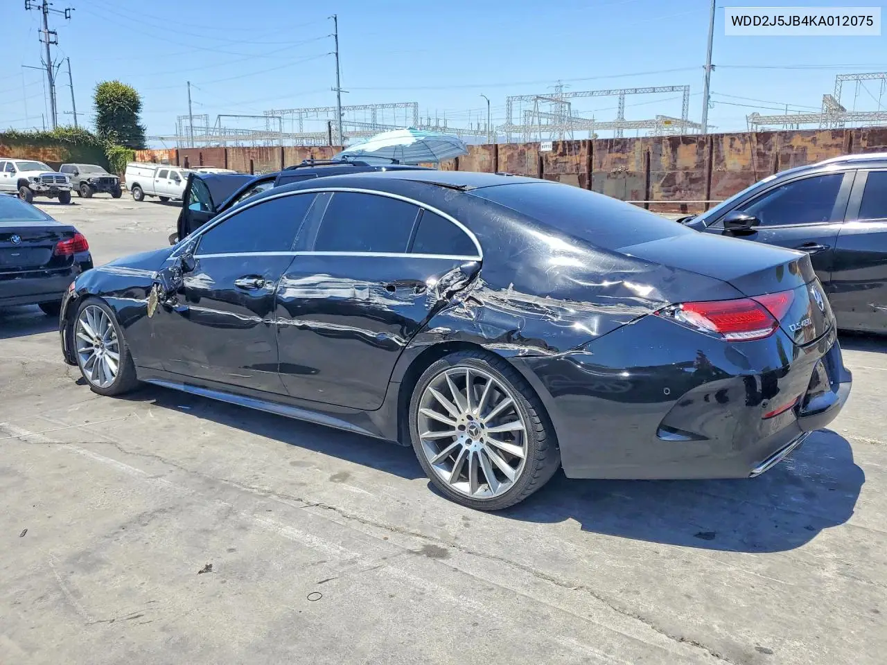 2019 Mercedes-Benz Cls 450 VIN: WDD2J5JB4KA012075 Lot: 57593876