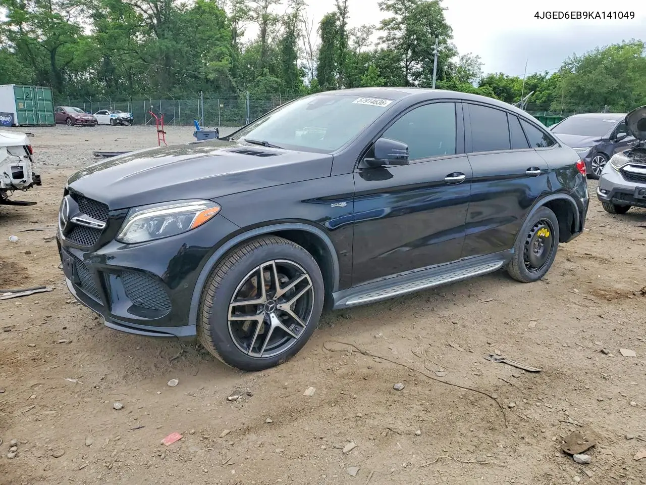 2019 Mercedes-Benz Gle Coupe 43 Amg VIN: 4JGED6EB9KA141049 Lot: 57914636