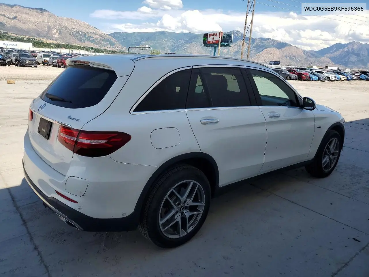 2019 Mercedes-Benz Glc 350E VIN: WDC0G5EB9KF596366 Lot: 58293956