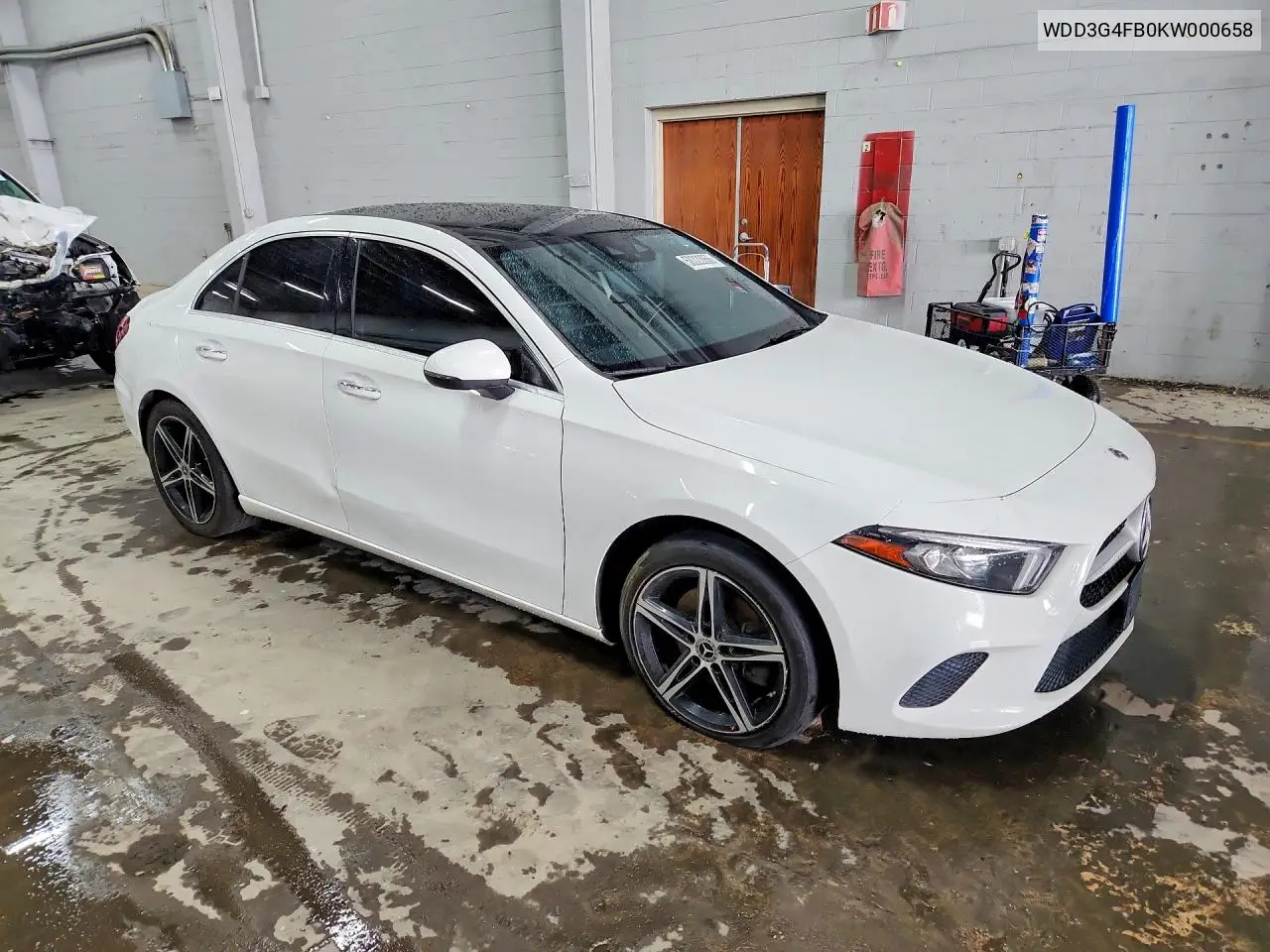 2019 Mercedes-Benz A 220 4Matic VIN: WDD3G4FB0KW000658 Lot: 58322856
