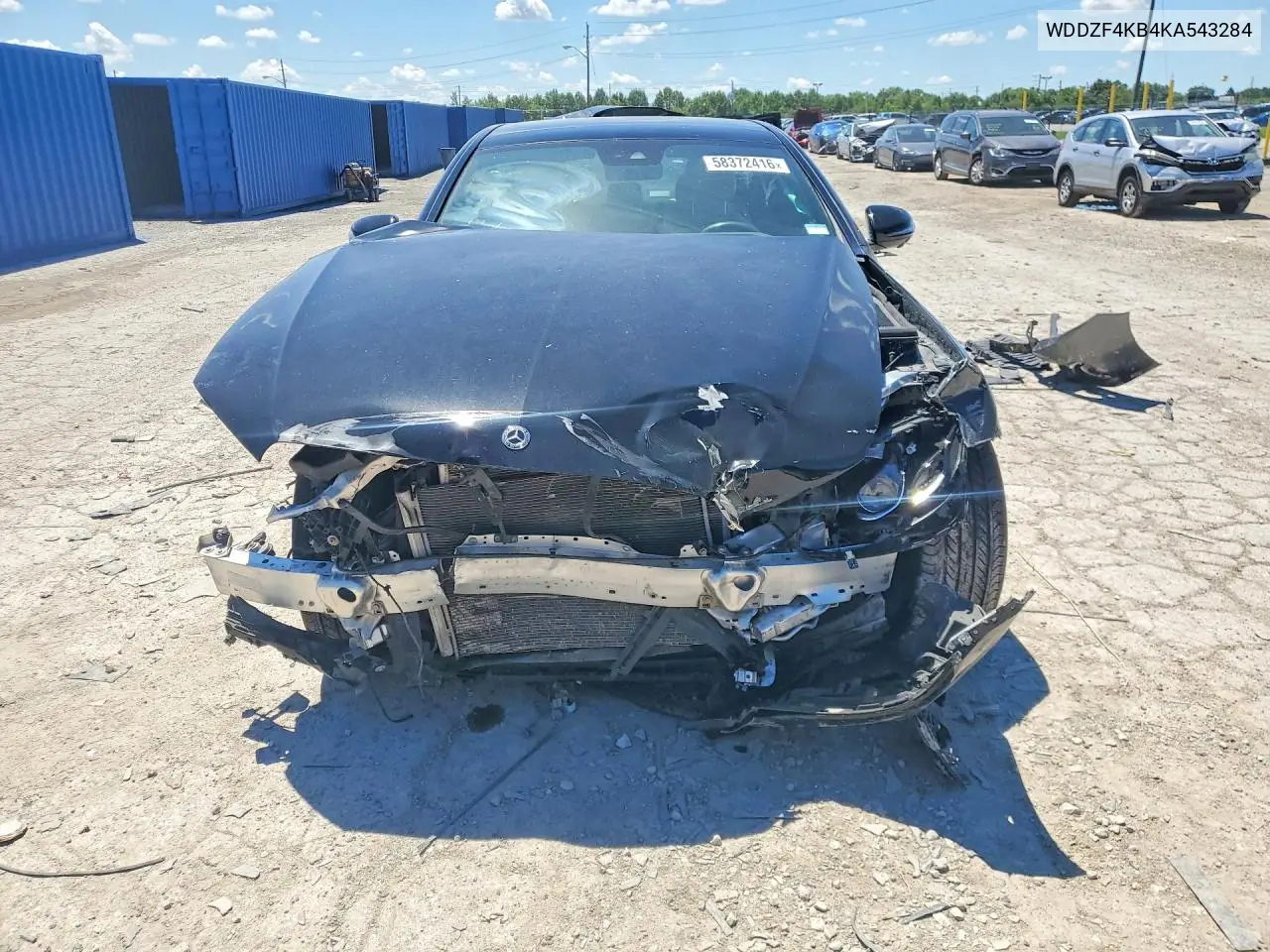 2019 Mercedes-Benz E 300 4Matic VIN: WDDZF4KB4KA543284 Lot: 58372416