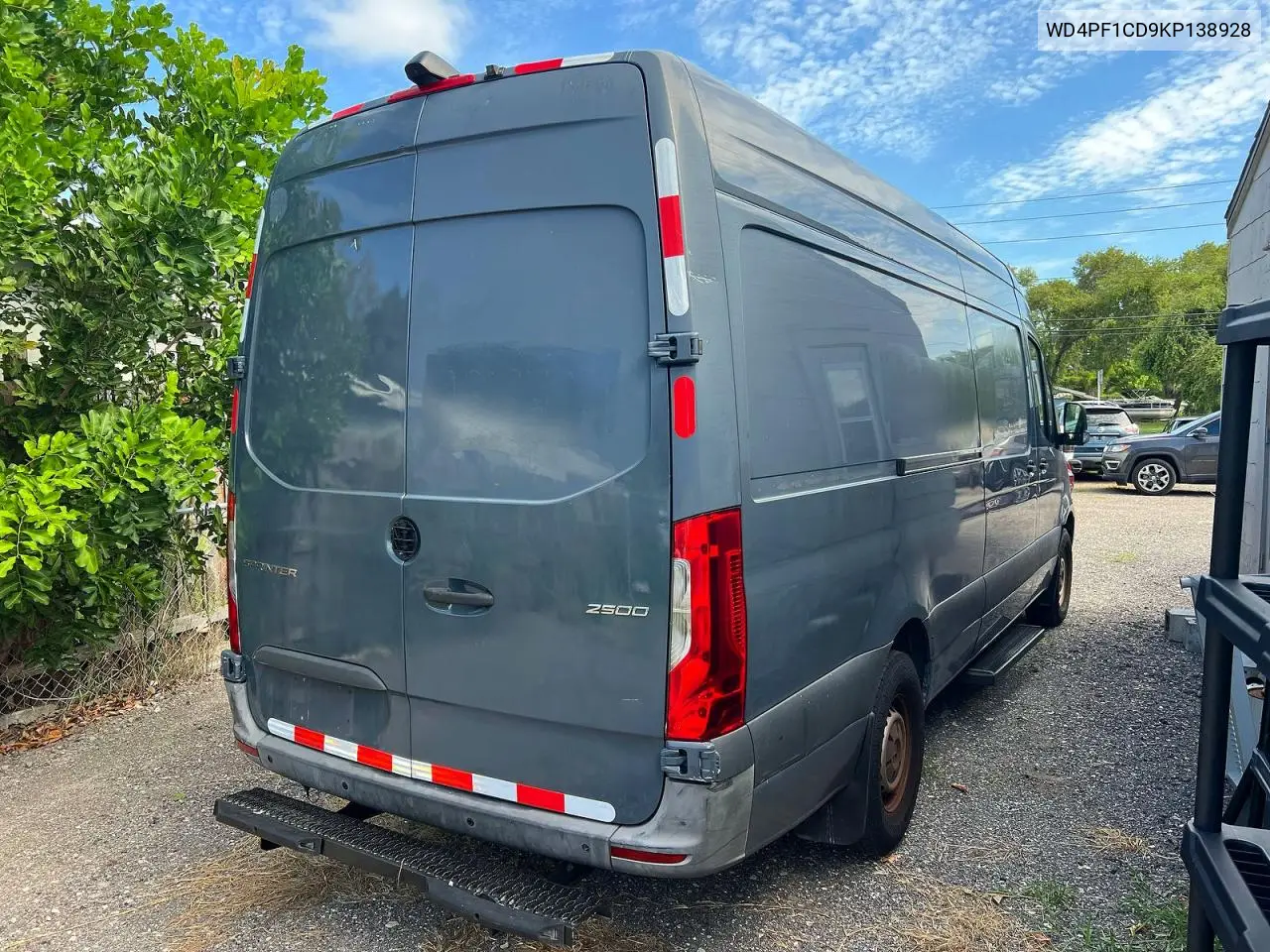 2019 Mercedes-Benz Sprinter 2500/3500 VIN: WD4PF1CD9KP138928 Lot: 58373736
