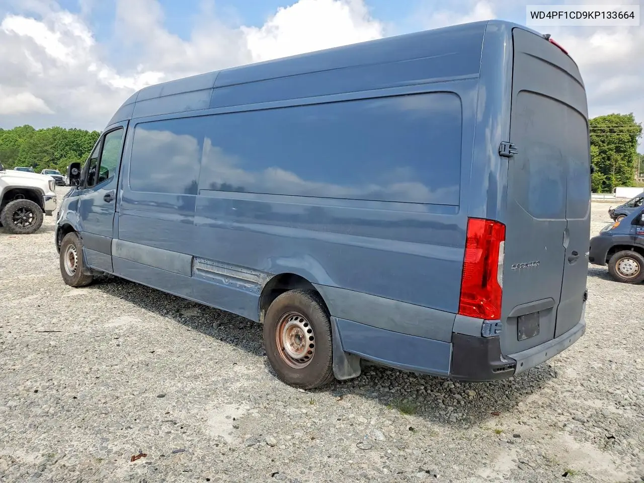 2019 Mercedes-Benz Sprinter 2500 Delivery Van VIN: WD4PF1CD9KP133664 Lot: 58402416