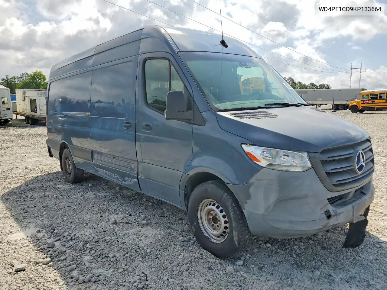 2019 Mercedes-Benz Sprinter 2500 Delivery Van VIN: WD4PF1CD9KP133664 Lot: 58402416