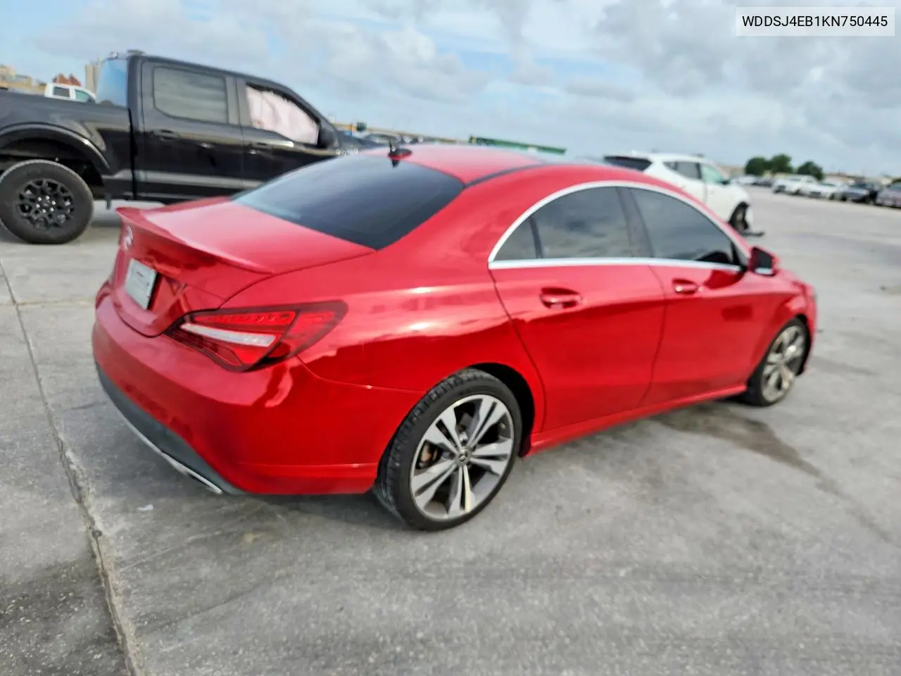 2019 Mercedes-Benz Cla 250 VIN: WDDSJ4EB1KN750445 Lot: 58512876