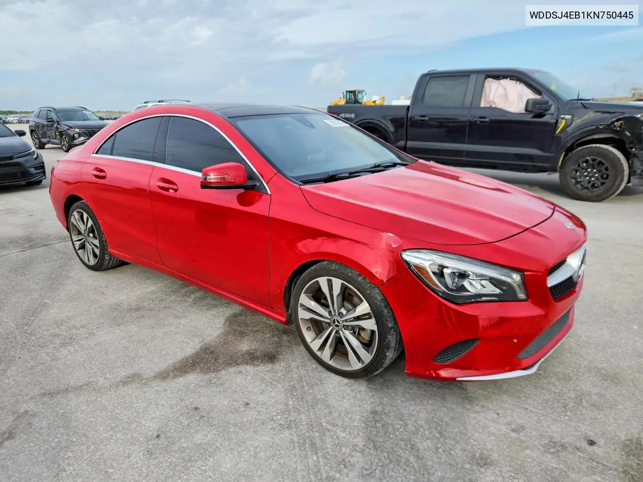 2019 Mercedes-Benz Cla 250 VIN: WDDSJ4EB1KN750445 Lot: 58512876