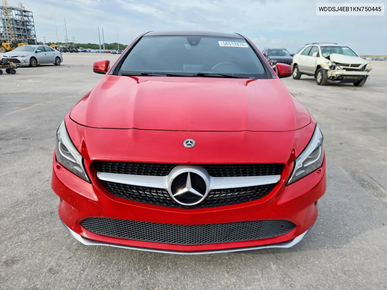 2019 Mercedes-Benz Cla 250 VIN: WDDSJ4EB1KN750445 Lot: 58512876