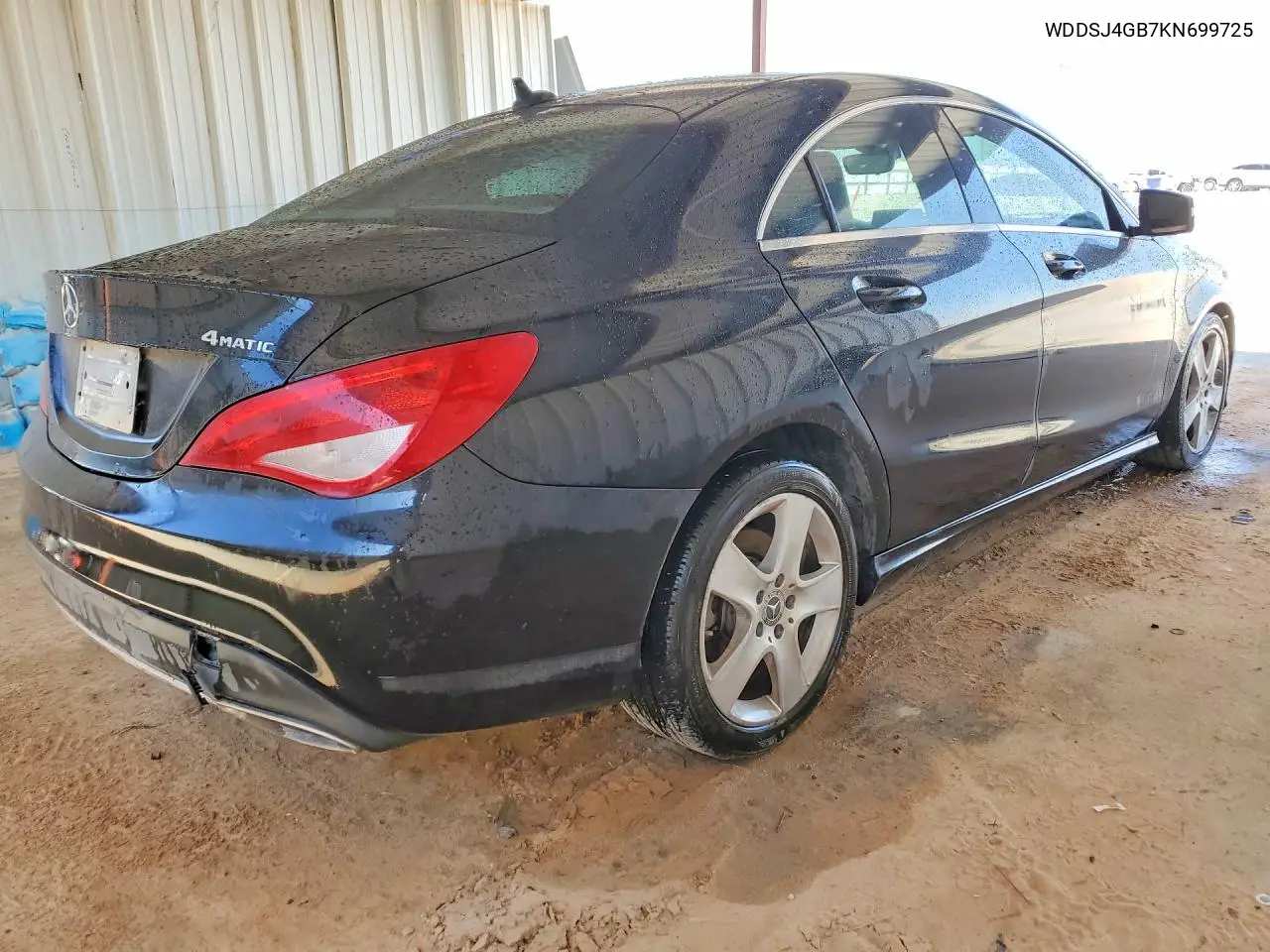 2019 Mercedes-Benz Cla 250 4Matic VIN: WDDSJ4GB7KN699725 Lot: 58567156