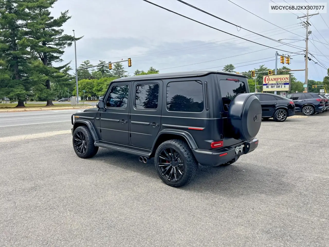 2019 Mercedes-Benz G 550 VIN: WDCYC6BJ2KX307077 Lot: 58597226