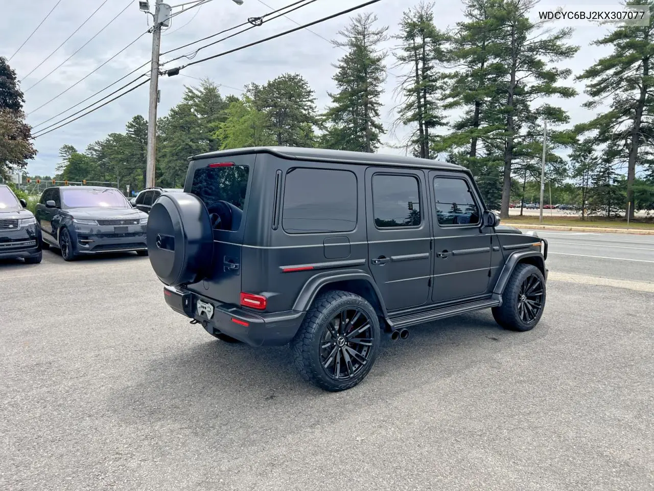 2019 Mercedes-Benz G 550 VIN: WDCYC6BJ2KX307077 Lot: 58597226