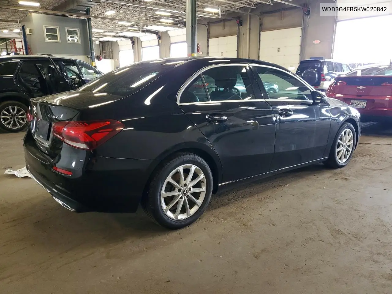 2019 Mercedes-Benz A 220 4Matic VIN: WDD3G4FB5KW020842 Lot: 58633906