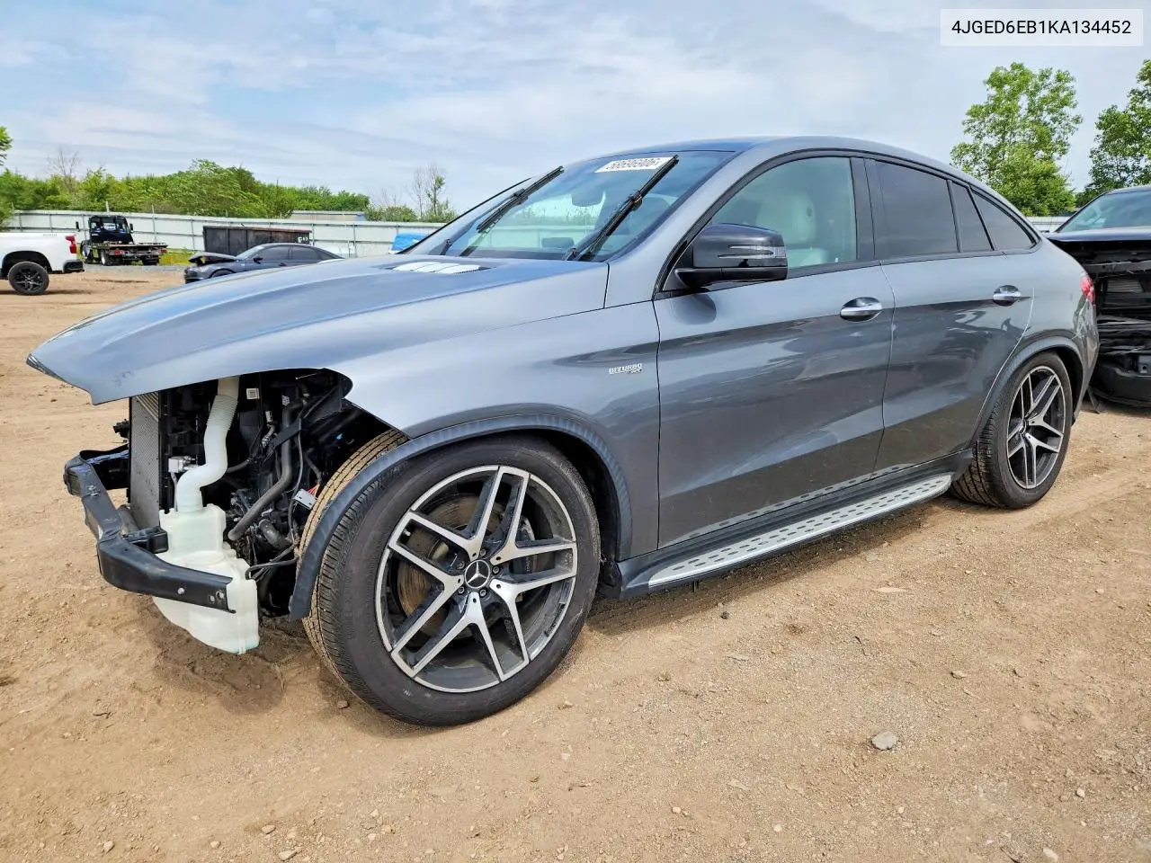 2019 Mercedes-Benz Gle Coupe 43 Amg VIN: 4JGED6EB1KA134452 Lot: 58696906