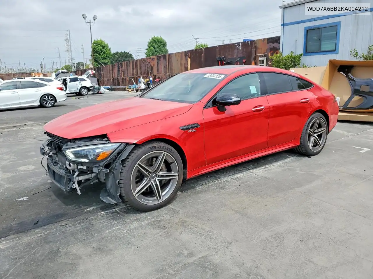 2019 Mercedes-Benz Amg Gt 53 VIN: WDD7X6BB2KA004212 Lot: 58833126
