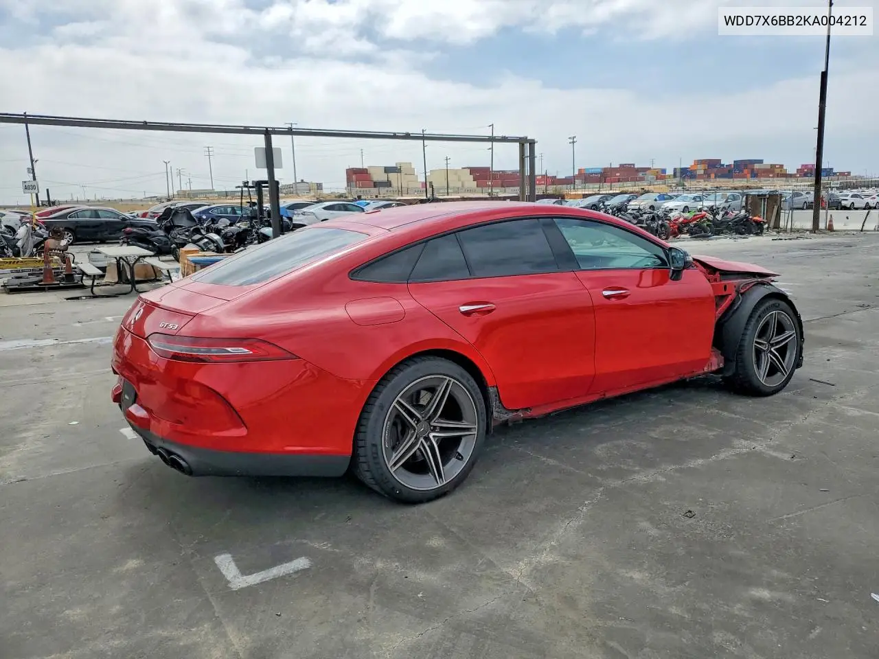 2019 Mercedes-Benz Amg Gt 53 VIN: WDD7X6BB2KA004212 Lot: 58833126