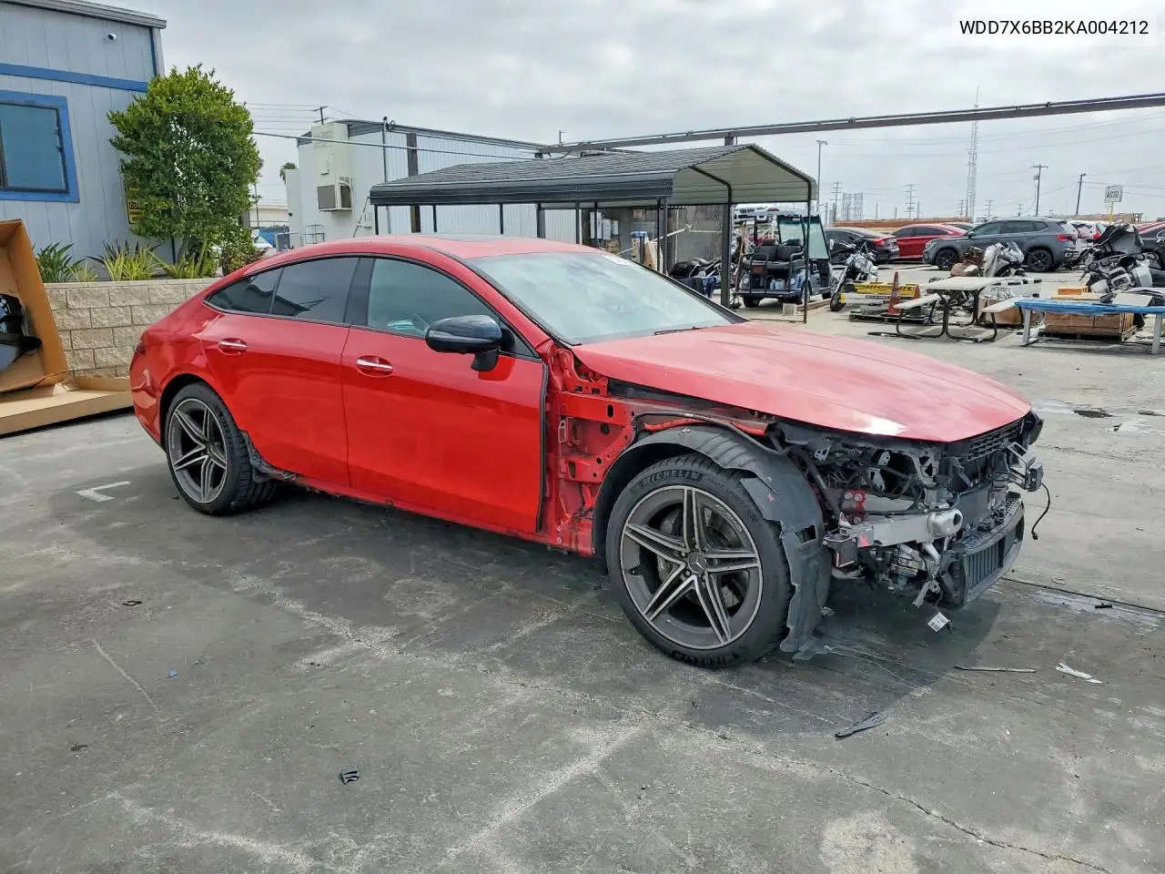 2019 Mercedes-Benz Amg Gt 53 VIN: WDD7X6BB2KA004212 Lot: 58833126