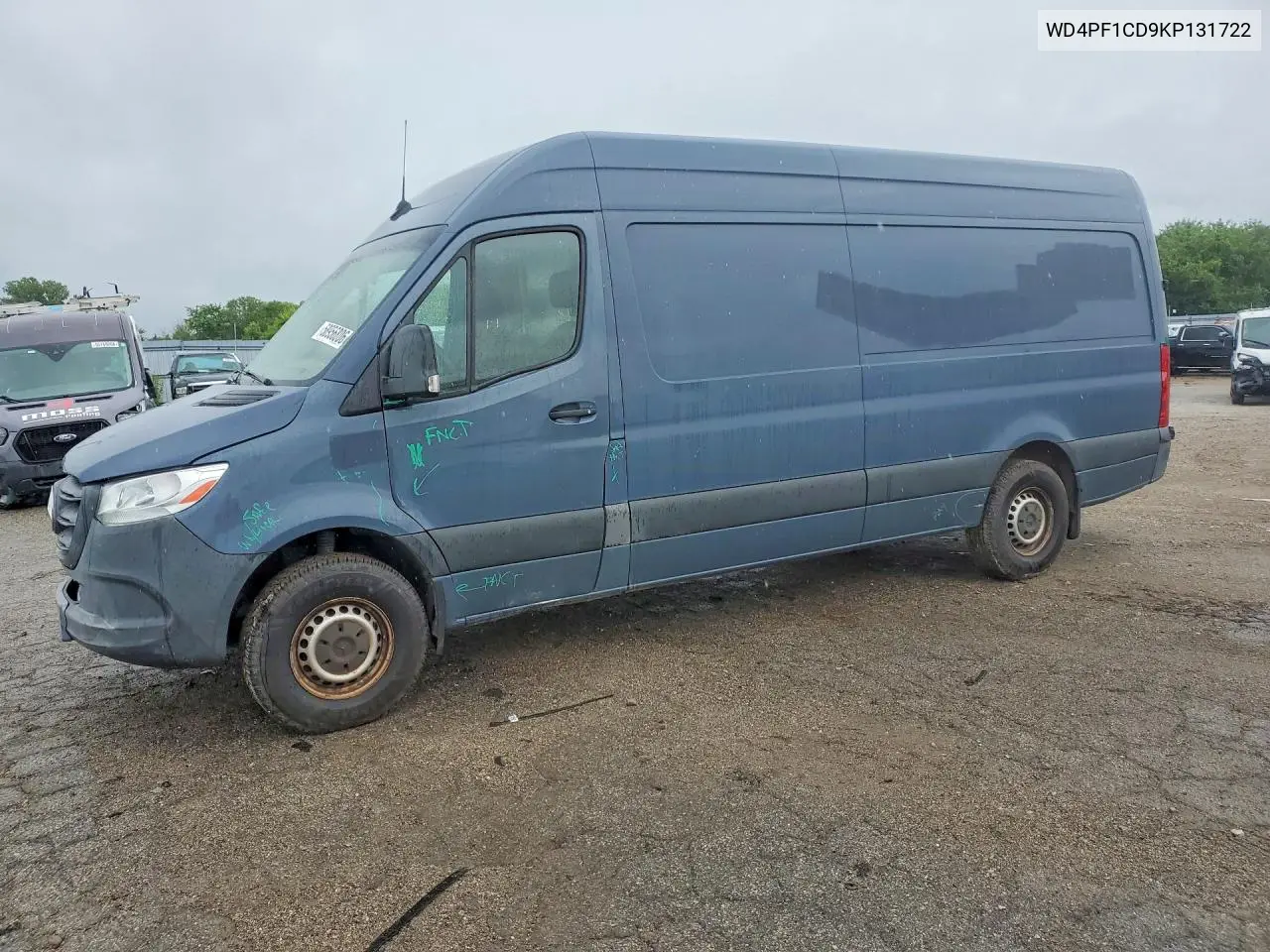 2019 Mercedes-Benz Sprinter 2500/3500 Delivery Van VIN: WD4PF1CD9KP131722 Lot: 58956806