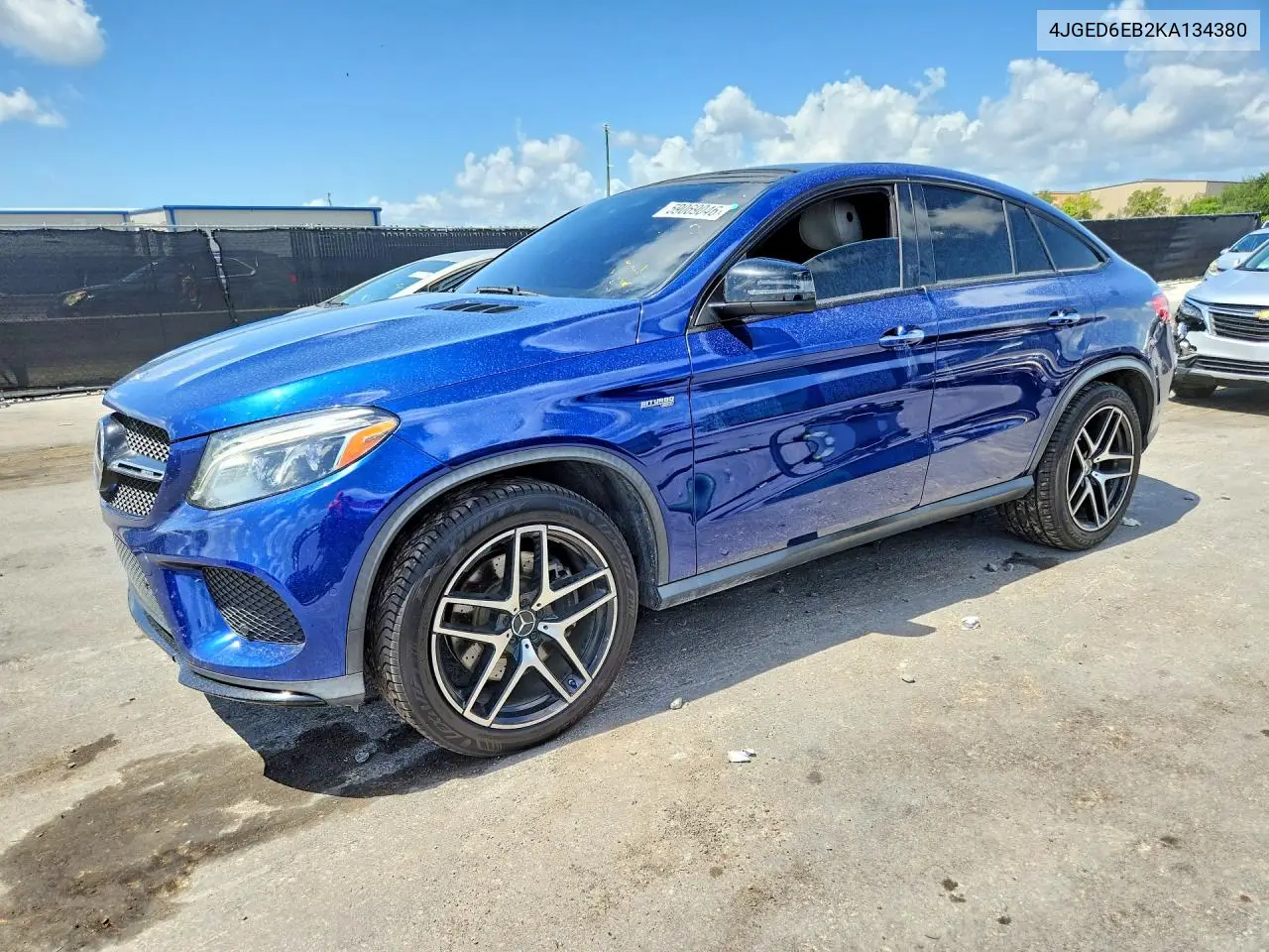 2019 Mercedes-Benz Gle Coupe 43 Amg VIN: 4JGED6EB2KA134380 Lot: 59069046