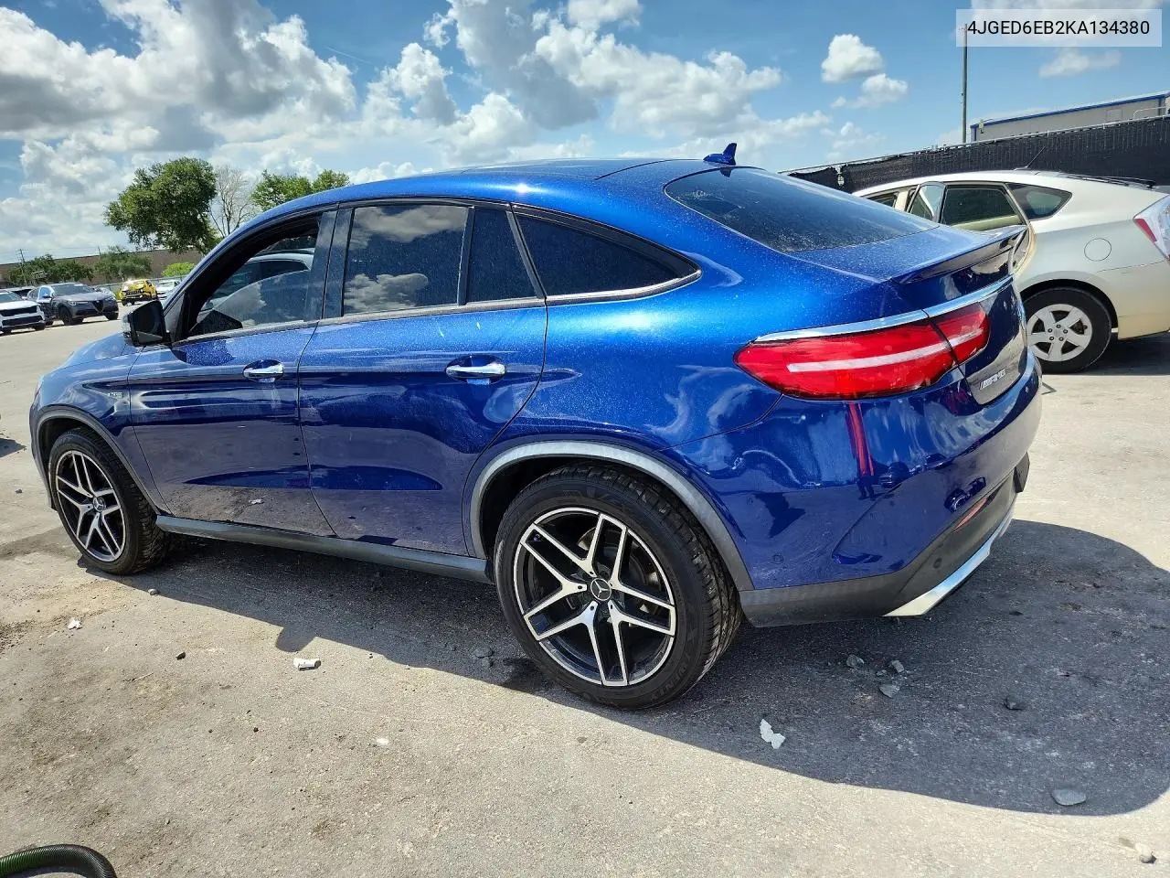 2019 Mercedes-Benz Gle Coupe 43 Amg VIN: 4JGED6EB2KA134380 Lot: 59069046
