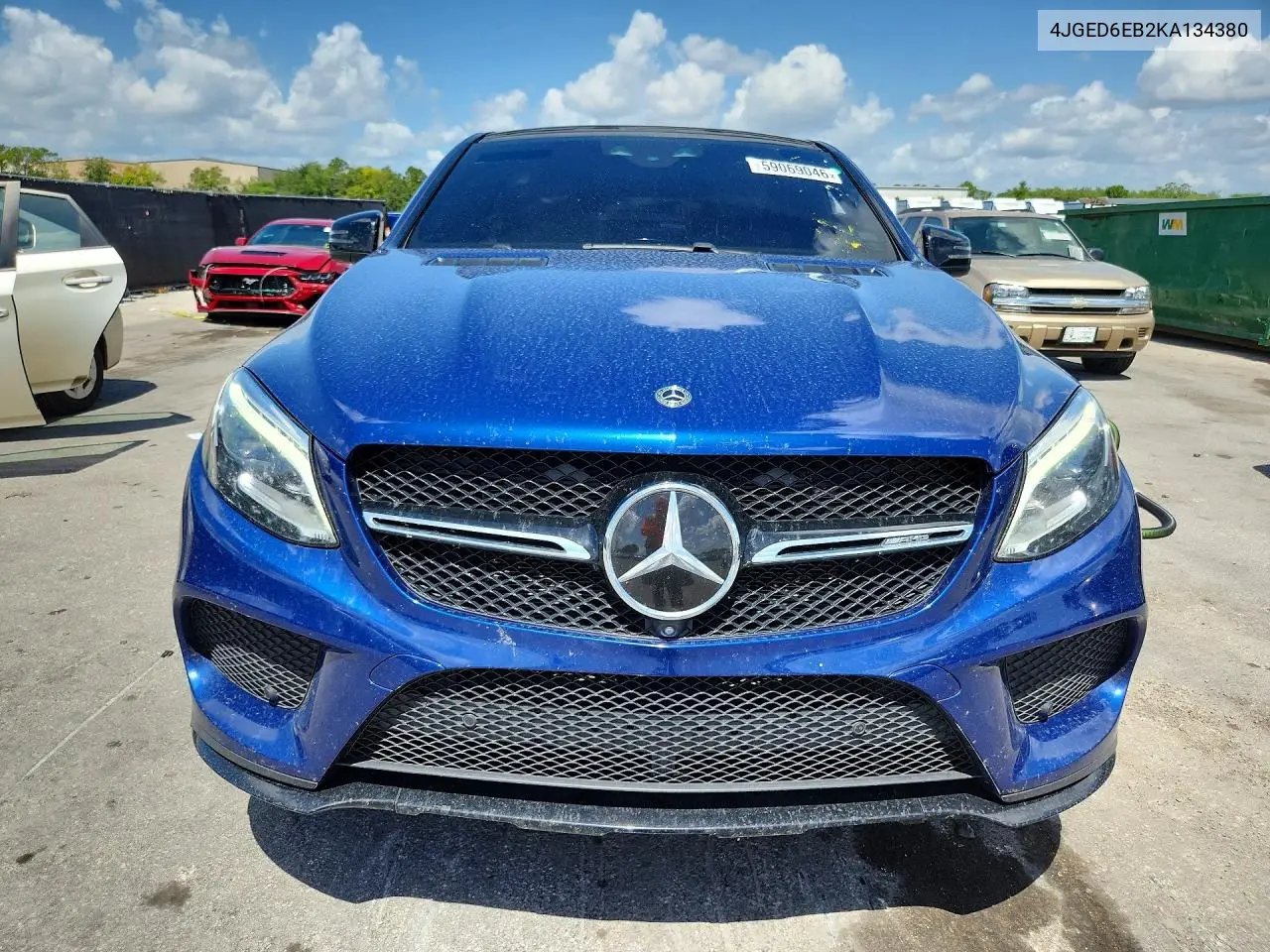 2019 Mercedes-Benz Gle Coupe 43 Amg VIN: 4JGED6EB2KA134380 Lot: 59069046