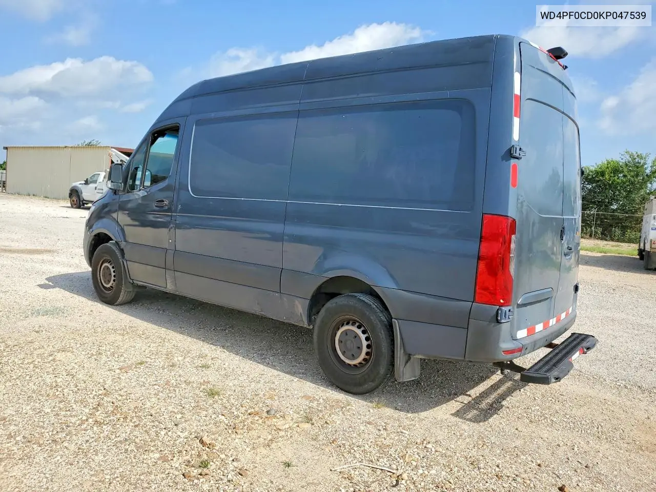 2019 Mercedes-Benz Sprinter 2500/3500 VIN: WD4PF0CD0KP047539 Lot: 59074326