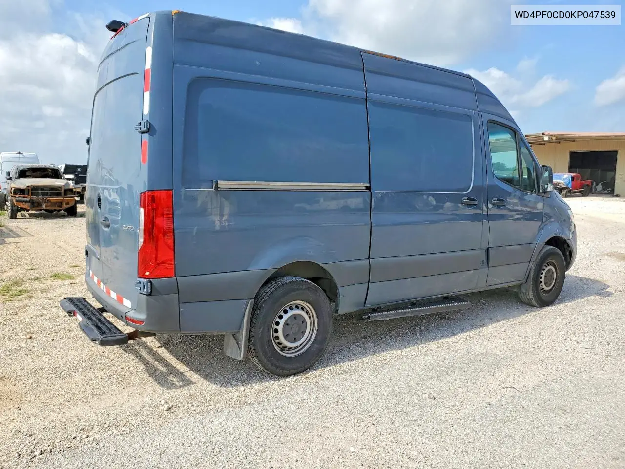 2019 Mercedes-Benz Sprinter 2500/3500 VIN: WD4PF0CD0KP047539 Lot: 59074326