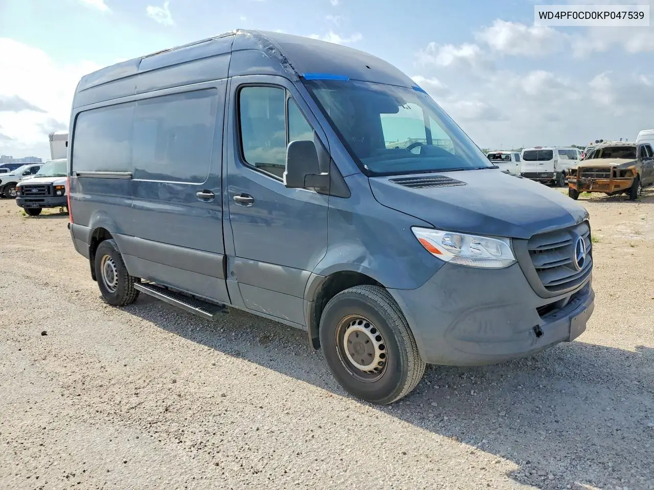 2019 Mercedes-Benz Sprinter 2500/3500 VIN: WD4PF0CD0KP047539 Lot: 59074326